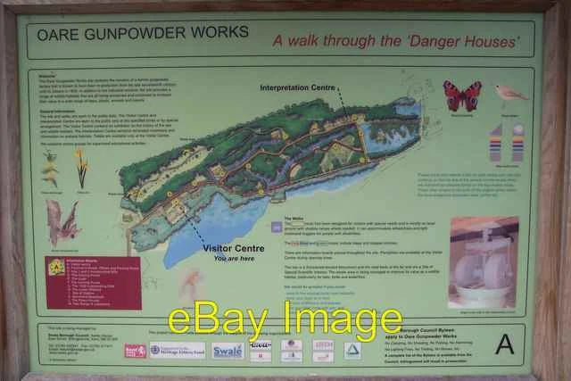 Photo 6x4 Oare Gunpowder Works Panel A Faversham The information board is c2009 Model