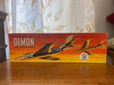 Hobby-Time Model Kit McDonnell F3H-1 DEMON Navy Shipboard Fighter Plane open box Model