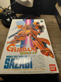 Bandai Gundam Mobile Suit MSN-04 Sazabi Unassembled Red Plastic Model Kit 1988 Model