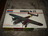 Monogram 6842 Model kit Dornier Do 17 Z Factory Sealed 1/72 scale 1973 kit Model