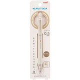 Uni Kurutoga KS model Ivory color Mechanical pencil 0.5mm from Japan Model