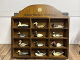 Ducks Unlimited Waterfowler's Heritage 12 Piece Miniature Duck Decoy Display Model