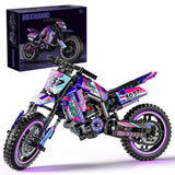 Motorcycle Building Block Set - 476 PCS Collectible Motorcycle Display Model,... Model