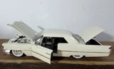 Jada 1:24 Scale 1963 Cadilliac Series 62 Toy Model Car 96086 White Model