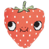 Vervaco stamped cross stitch kit cushion with cushion back "Eva Mouton Rocket St Model