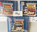 3 pcs Billy DIY Dollhouse Kit Japanese Kyoto Souvenir 8861,8862,8863 Miniature Model
