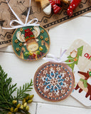 DIY Bead Embroidery "Christmas lights", Christmas Tree Toy DIY Kit Model