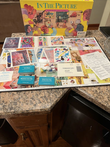 In The Picture: The Kids¡¯ Art Game Vintage 1990 Board Game Complete Intempo Toys Model