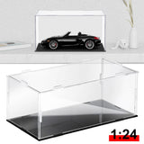 1-5X Clear Acrylic Model Car Display Case 1: 24 Scale Box for Vehicle Model Toy Model