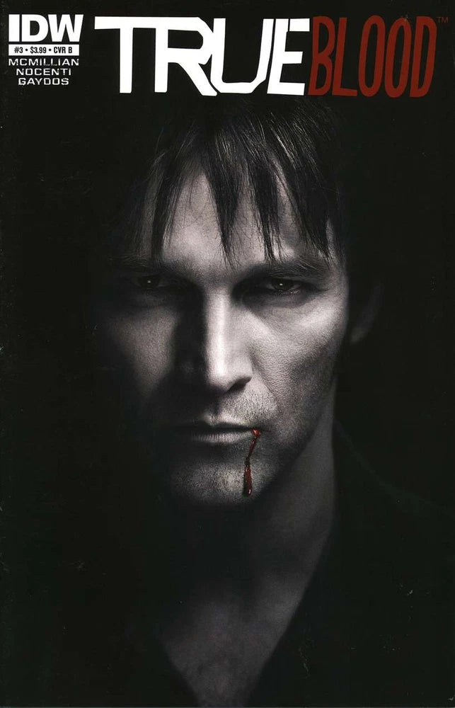 True Blood (2nd Series) #3B VF; IDW | Stephen Moyer Photo Variant - w/Bag+Board Model