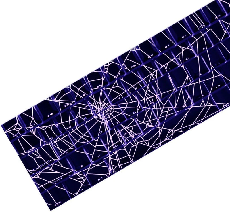 Spiders Web Keycaps 64/74 Keys Set, Side Print Translucent Backlit Pbt Keycaps Model