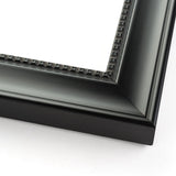 12x9 Frame Black Real Wood Picture Frame Width 1.5 inches | Interior Frame Depth Model
