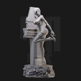 1/24 Scale Resin Figure Model Kit Ada Wong Ruins Unpainted Unassembled 3D Toy Model