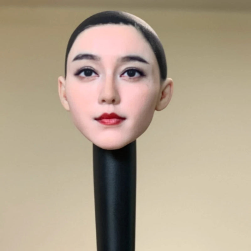 1/6 Wu ze Tian 3D Girl Head Sculpture Asia For 12" TBl PHFigure Model Toy Model