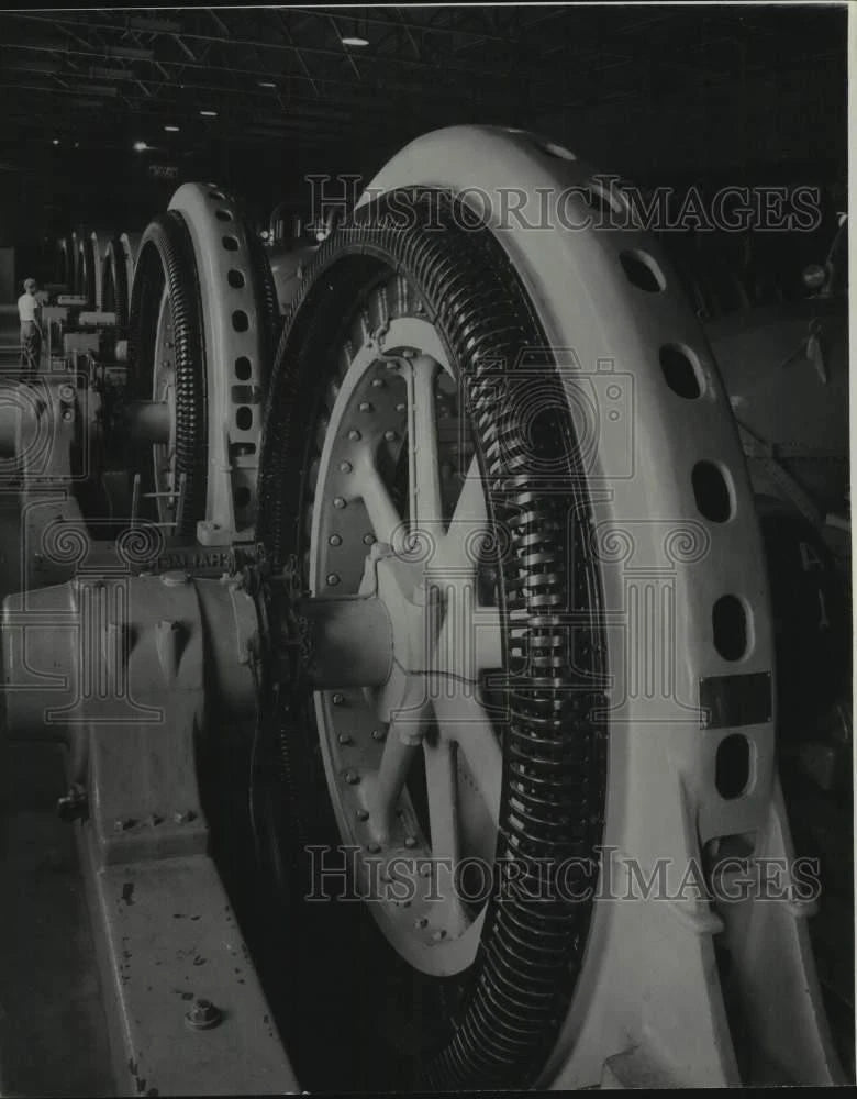 1972 Press Photo Sewerage and Water Board Pump Motors at Station #6, New Orleans Model