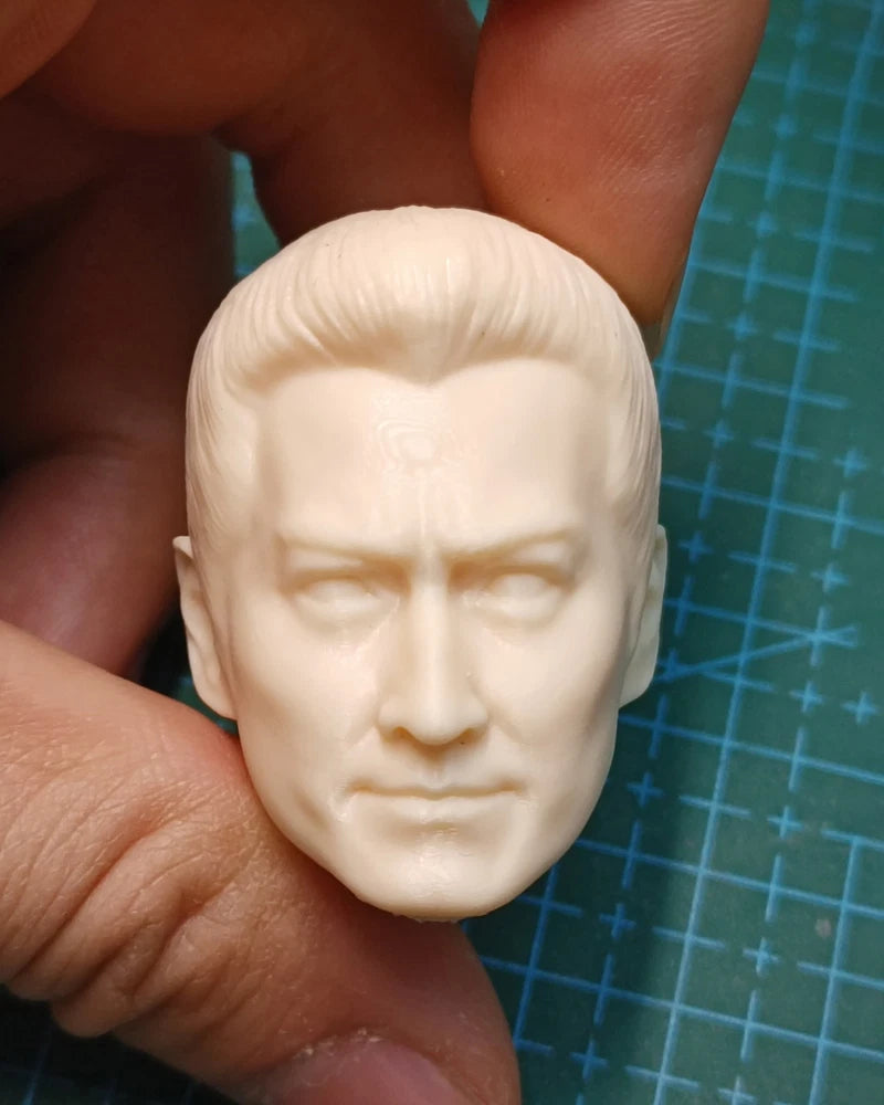 1/6 Scale Unpainted Zhan Zhao He Jiajin Head Carving Sculpt Model Toys Model