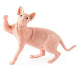 Sphynx Cat Toy Action Figure Small Animal Figurine Doll Gift for Kids Model