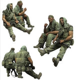 resin figures model garage kit 1:35 scale Vietnam war 2 US soldiers resting A41 Model