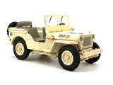 BT 1:76 Beige Willys MB US Reconnaissance Vehicle Model Diecast Collect Car Model