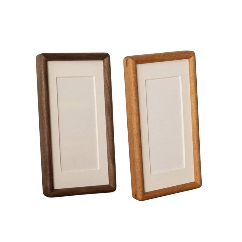 Elegant Picture Frame Tabletop Frame Beige Mat Board Flexible Display Options Model