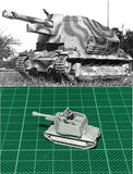 1/144 WWII German 105mm Gun on FCM36 Resin Kit Model