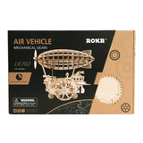 ROKR Mechanical Wood Models; Airship Air Vehicle LK702 Model