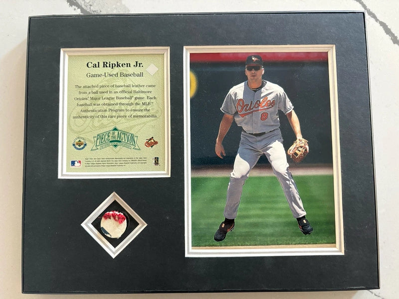 2001 Upper Deck Cal Ripken, Jr. Piece Of The Action GU Baseball Photo Board Model