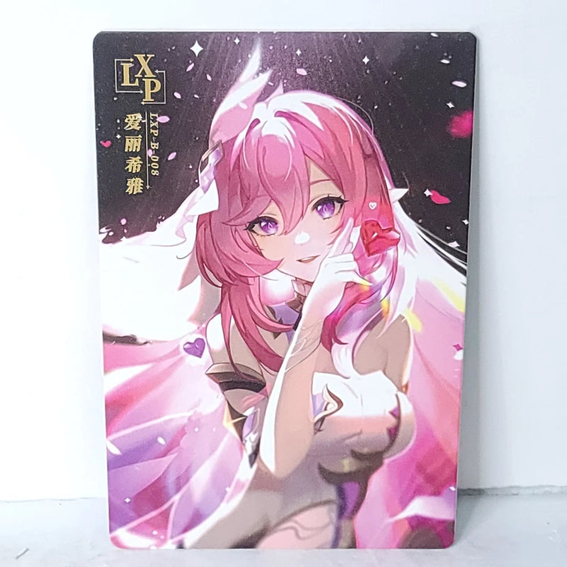 Elysia Double Sided Waifu Card Anime Girl Wall Art Oversized Board A5 Model