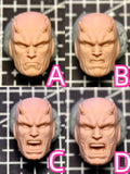 1/12 1/4 1/6 1/18 Unpainted Shadowland Daredevil Head Carved Model Toys Model