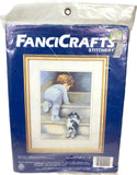 FanciCrafts Stitchery Nitey Nite Size without Mat 10 X 14 1989 NEW!! Model