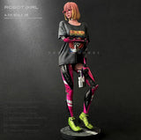 1/8 resin figures model Mechanical beauty without glasses unassembled unpainted Model