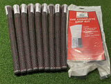 9 x Lamkin Crossline 360 Genesis Cord Golf Grip + Brampton DIY Grip Kit Model