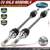 Front Left & Right CV Axle Assembly for Yamaha Rhino 700 YXR700F FI 5B4F510F0000 Model