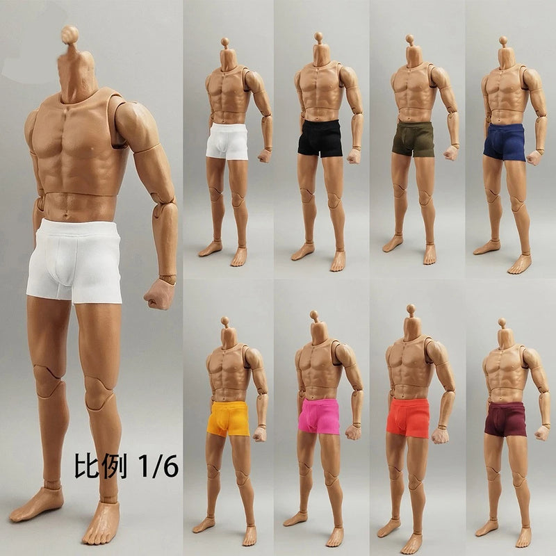 1/6 Male Boxer Briefs Underwear Clothes Model For 12"PH TBL Action Figure Model