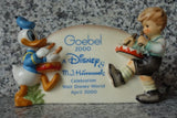 Goebel Disney "Donald Duck & Little Drummer" * Display Celebration Plaque 2000 Model