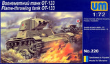 UM-MT Models 1/72 Soviet OT-133 FLAME THROWER TANK Model