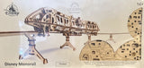 UGEARS Mechanical Models Disney Monorail 3-D Wood Kit *NEW* Model