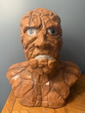 Marvel Fantastic Four "The Thing" 16X13 Display Head Statue Handmade Ceramic Model