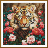 Creative ??ross Stitch Embroidery Kit "King of the jungle" Nova Sloboda Model