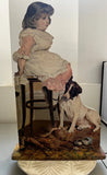 21¡± Ephemera Early 20th Century Antique Hand-Made Dummy Board "n Disgrace" Modeld