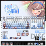 Anime Uma Musume Pretty Derby Matikanetannhauser Keycap for Mechanical Keyboard Model