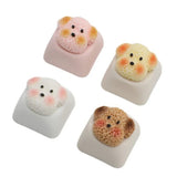 Customizable Puppy Theme Resin Keycaps Mechanical Keyboard Keycap Replacement Model