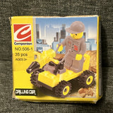 Companion Building Blocks Drilling Car 35 Pieces No. 506-1 Lego Like Toy Kit New Model