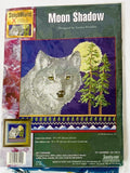Vintage JANLYNN Moon Shadow Wolf Cross Stitch Kit #03-109K Stitch World -New Model