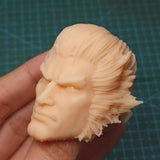 1/6 Scale Ancient Soldier Three Kingdoms LV Bu Head Sculpt Model For 12 inch Model