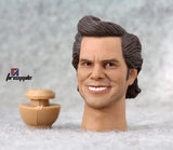1/6 Scale Detective Jim Carrey Head Carving Sculpt Model Toys Model