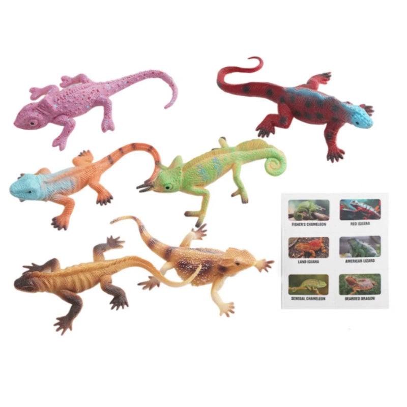 Realistic Reptile Figurine Educational Reptile Model Toy Detailed Texture Model