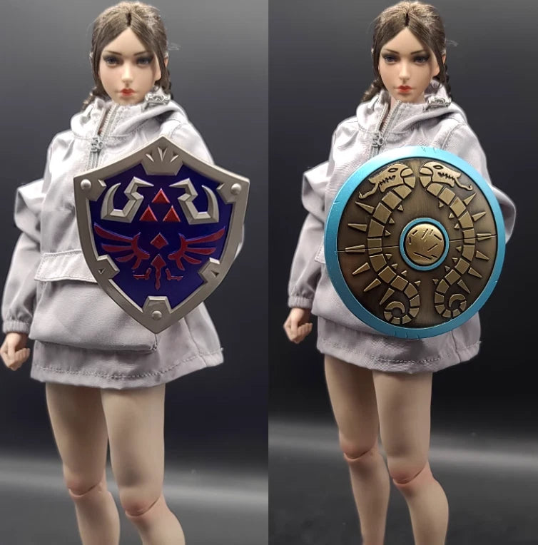 1/6 Soldier Accessories Warrior Shield Model Fits for 12" Action Figure Model