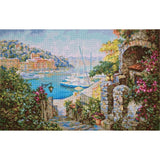 Panna counted cross stitch kit "By the Southern Sea" 45,5x29cm, DIY Model