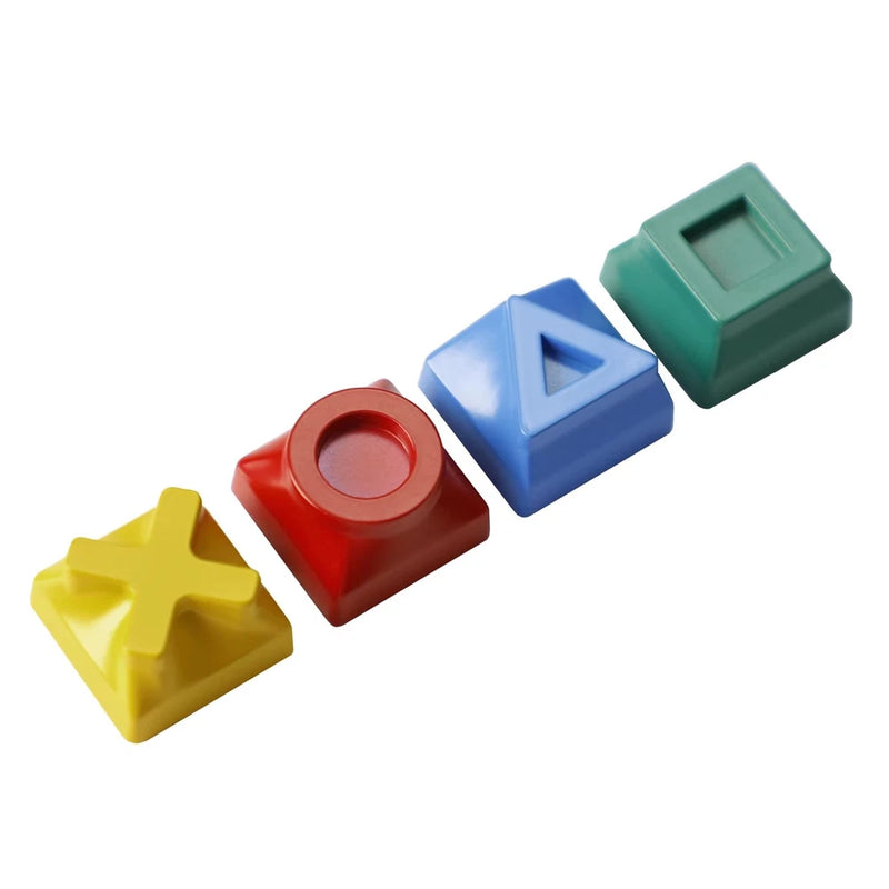 YMDK Metal Arrow Keycaps 4pcs Zinc Alloy Custom Mechanical Keyboard Caps Model